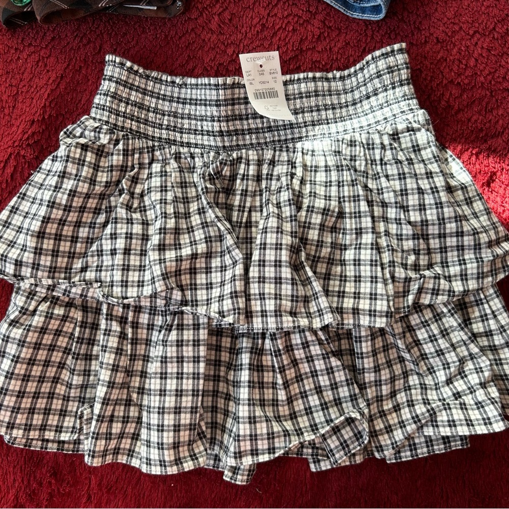 Jcrew Plaid skirt